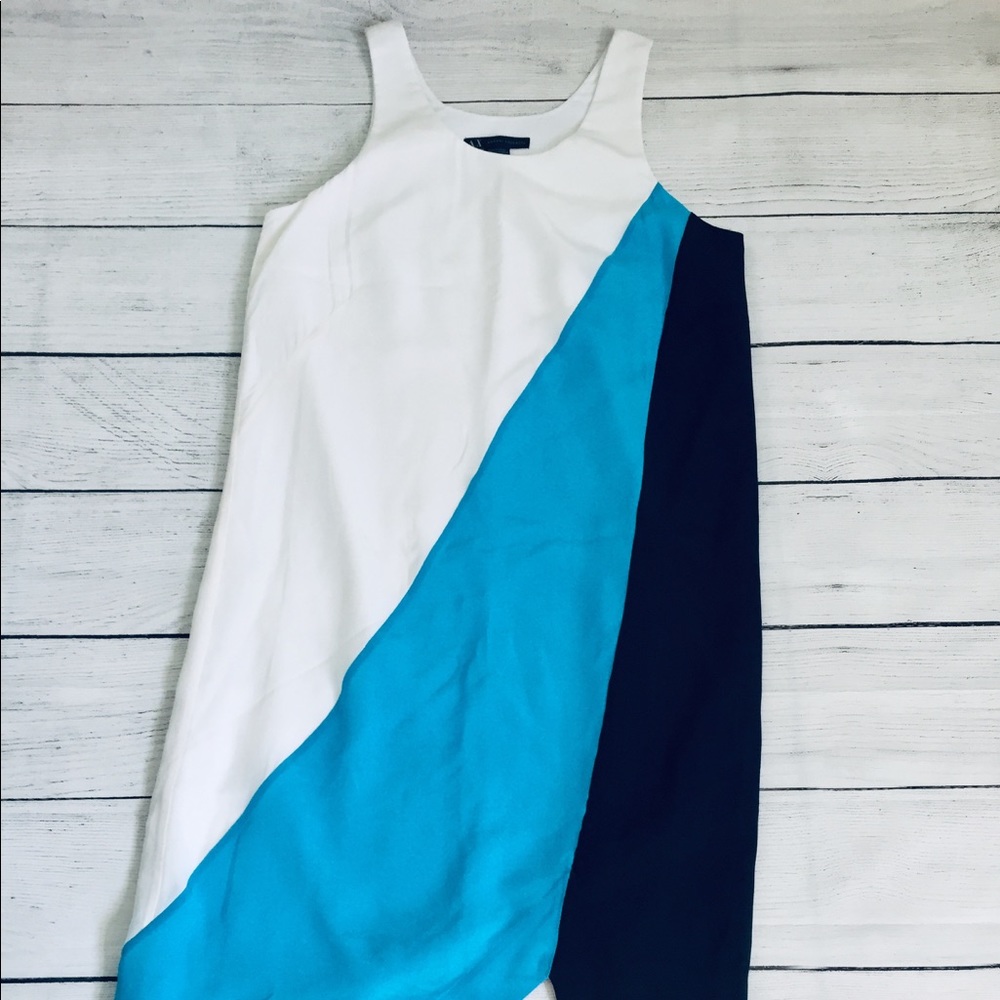 Armani Exchange Tricolor Silk Dress Size 2